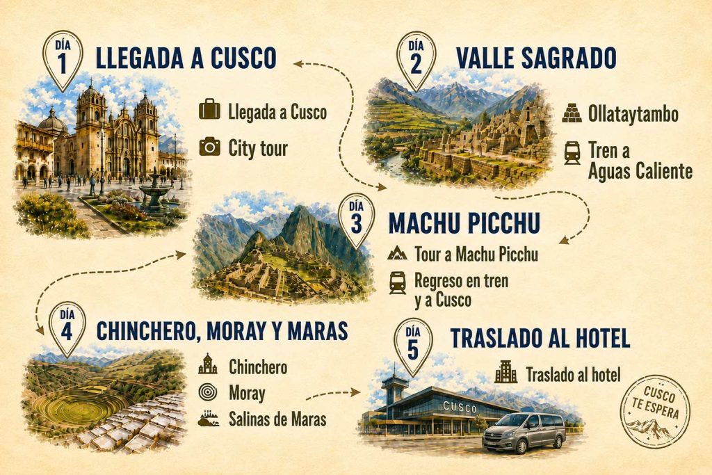 Tour cusco 5 días