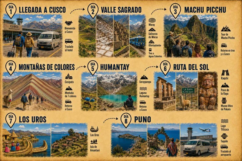 Tour de 8 días Cusco