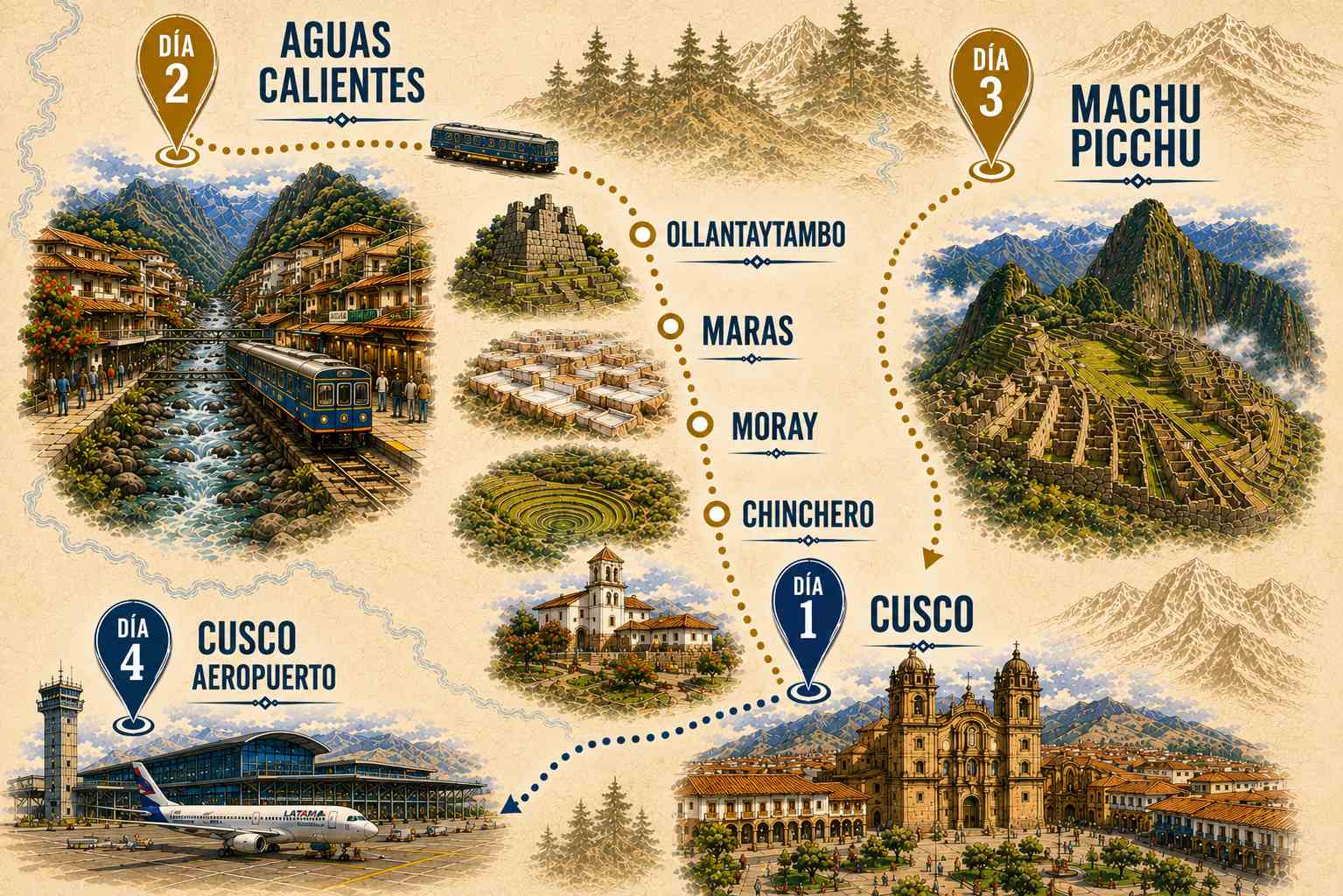 4 días cusco Valle sagrado