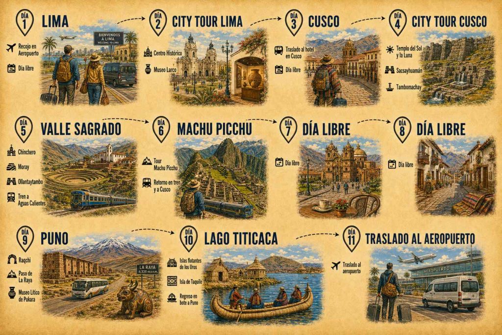 Tour de 11 Días por Lima Cusco