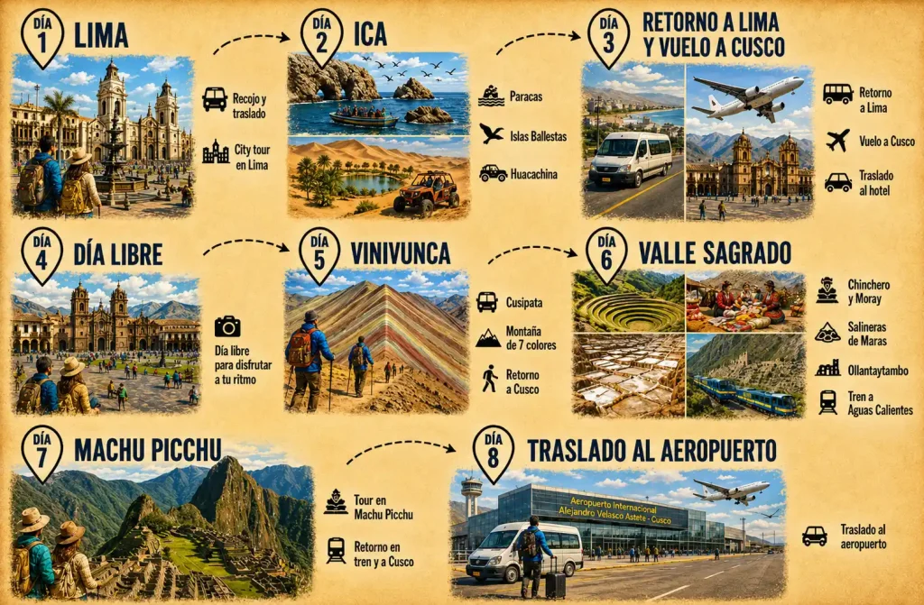 Tour de 7 días por Lima y Cusco